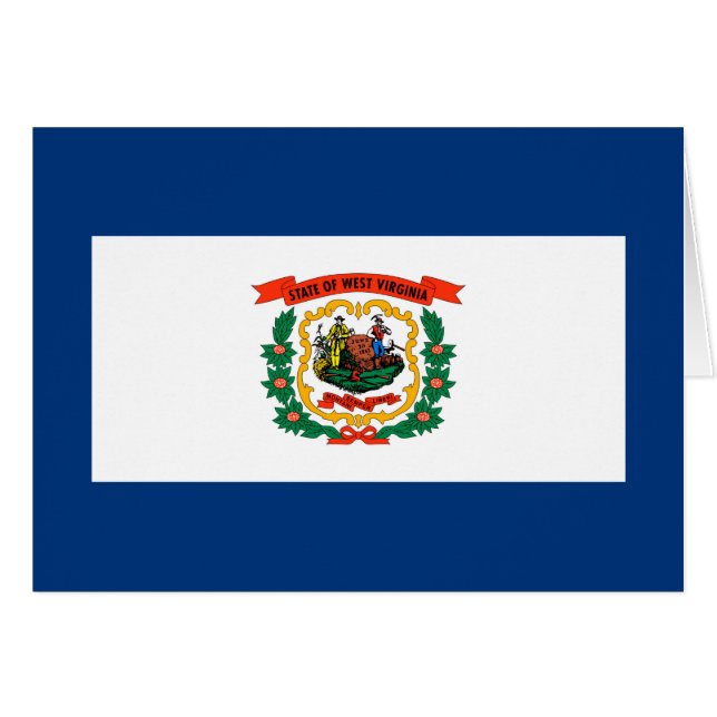 Staatliche Flaggengestaltung West Virginia (Vorderseite (Horizontal))