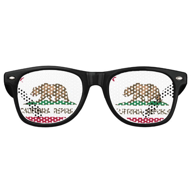 Staatliche Flaggenschattierungen in der Republik K Sonnenbrille (Vorderseite)