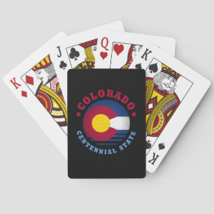 STAATLICHER FLAG VON COLORADO SPIELKARTEN