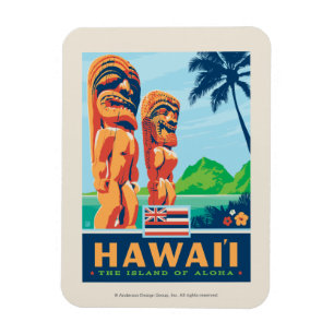 Staatlicher Stolz Hawaii Magnet