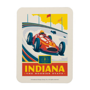 Staatlicher Stolz Indiana Magnet