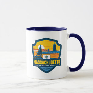 Staatlicher Stolz   Massachusetts Tasse
