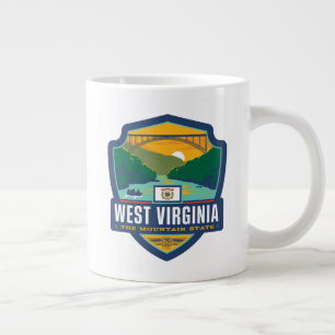 Staatlicher Stolz   West Virginia Jumbo-Tasse
