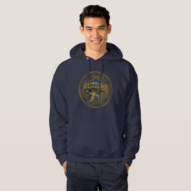 Staats-Flagge von Nebraska Hoodie (Vorne ganz)
