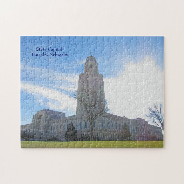 Staats-Hauptstadt Lincoln, Ne-Puzzlespiel #2 9922 (Horizontal)