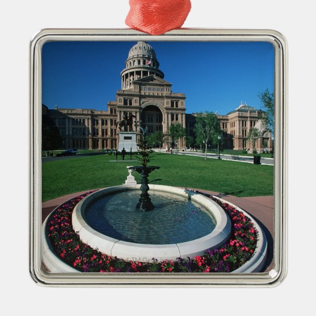 'Staats-Hauptstadt von Texas, Austin Ornament Aus Metall (Vorne)