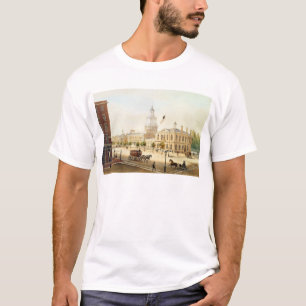 Staats-Haus, Philadelphia, graviert durch Deroy T-Shirt
