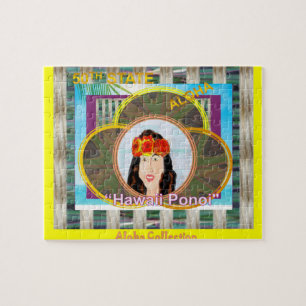 Staats-Lied: ist "Hawaii Ponoi." ~ Puzzlespiele