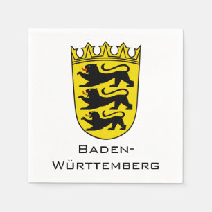 Staats-Wappen von Baden-Württemberg Große Ausführu Serviette