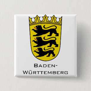 Staats-Wappen von Baden-Württemberg Große Version Button