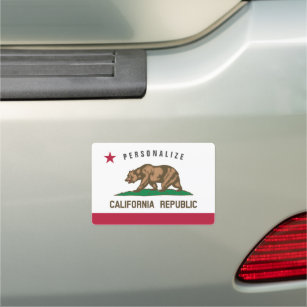 Staatseigentümer der Republik Kalifornien Auto Magnet