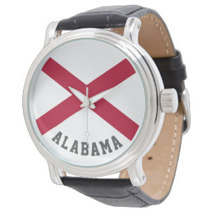 Staatsflagge Alabama Armbanduhr