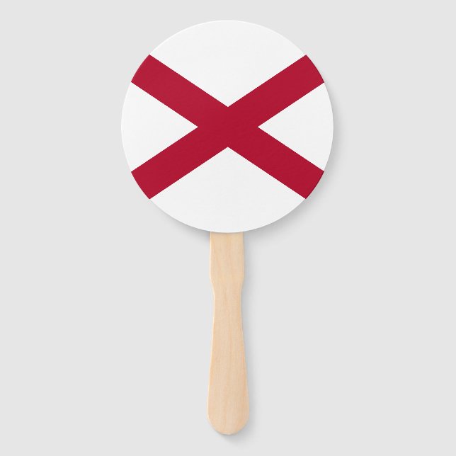 Staatsflagge Alabama Fächer (Vorderseite)