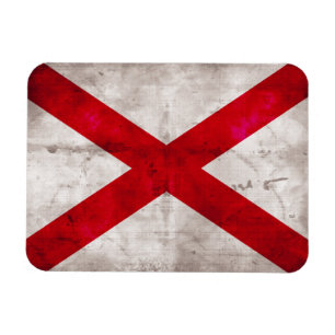 Staatsflagge Alabama Magnet