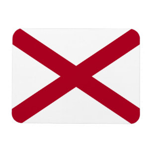 Staatsflagge Alabama Magnet