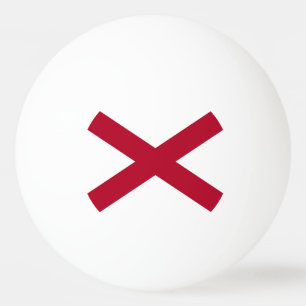 Staatsflagge Alabama Tischtennisball