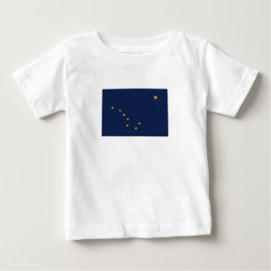 Staatsflagge Alaska Baby T-shirt