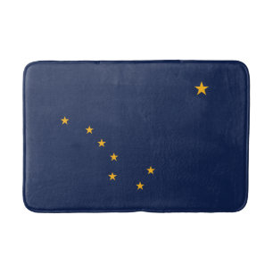 Staatsflagge Alaska Badematte
