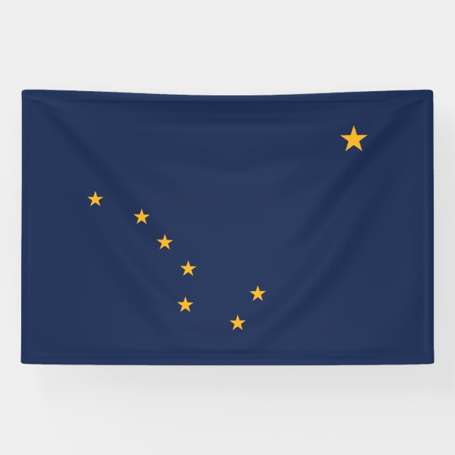 Staatsflagge Alaska Banner (Horizontal)