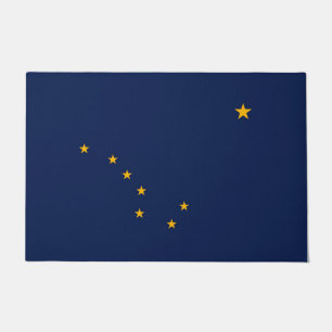 Staatsflagge Alaska Fußmatte