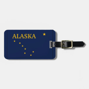Staatsflagge Alaska Gepäckanhänger
