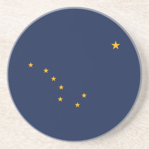 Staatsflagge Alaska Getränkeuntersetzer