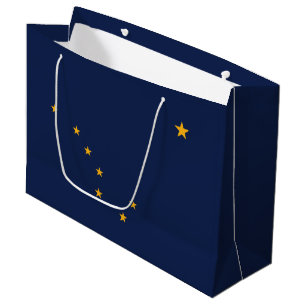 Staatsflagge Alaska Große Geschenktüte