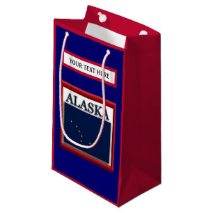 Staatsflagge Alaska Kleine Geschenktüte
