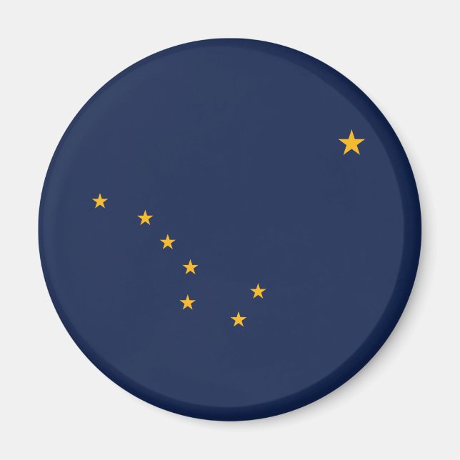 Staatsflagge Alaska Magnet (Vorne)