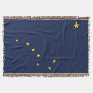 Staatsflagge Alaska Print Patriotic Decke