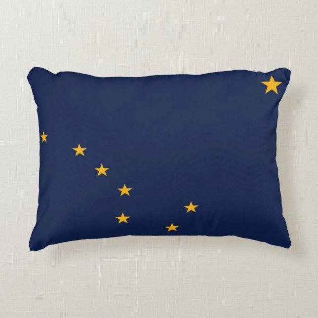 Staatsflagge Alaska, USA Dekokissen (Vorderseite)