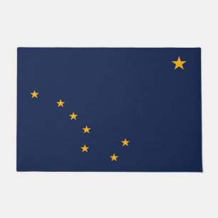 Staatsflagge Alaska, USA Fußmatte