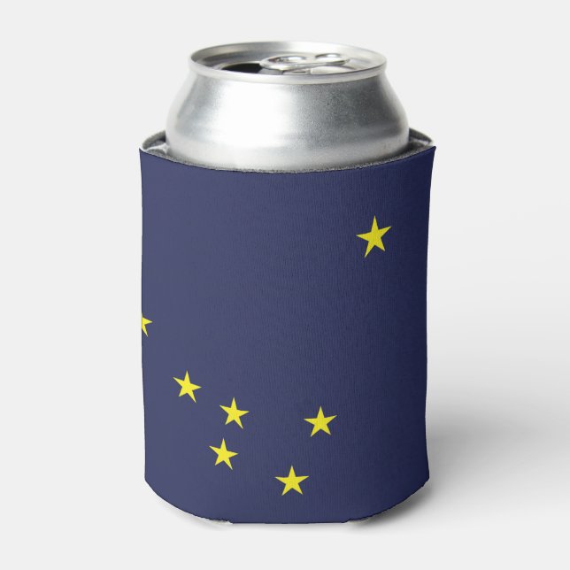 Staatsflagge Alaskas Dosenkühler (Kanne Vorderseite)