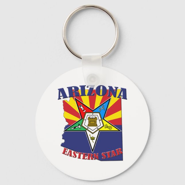 Staatsflagge Arizona Schlüsselanhänger (Vorderseite)