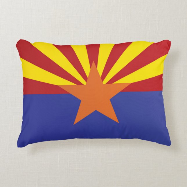Staatsflagge Arizona, USA Dekokissen (Vorderseite)