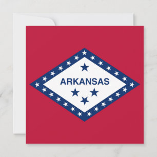 Staatsflagge Arkansas Einladung
