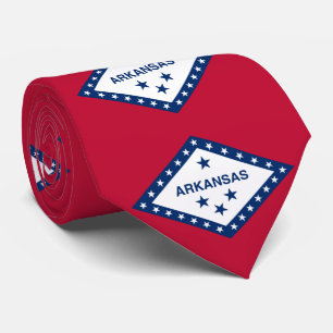Staatsflagge Arkansas Krawatte