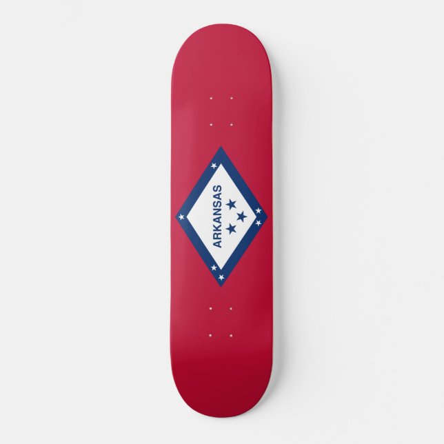 Staatsflagge Arkansas Skateboard (Vorderseite)