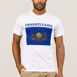 Staatsflagge Bella Leinwand T - Shirt Pennsylvania