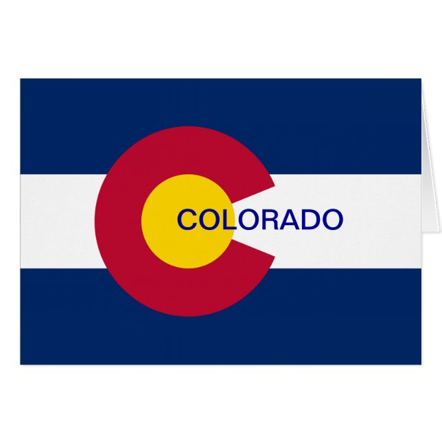Staatsflagge Colorado (Vorderseite (Horizontal))