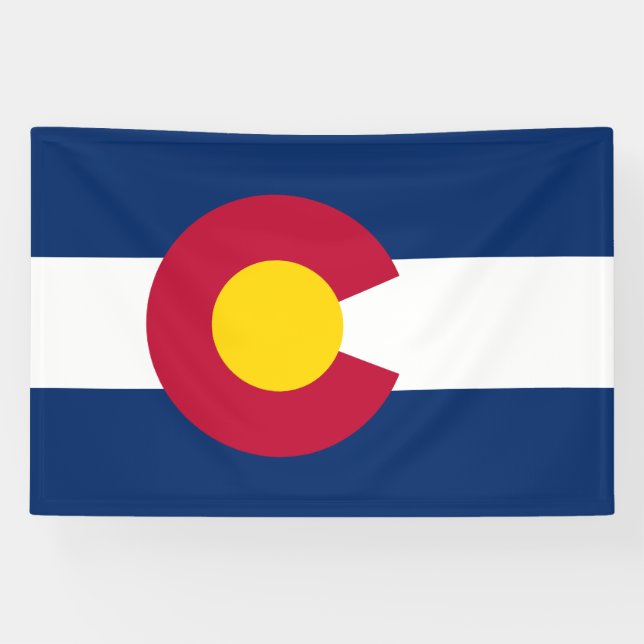 Staatsflagge Colorado Banner (Horizontal)