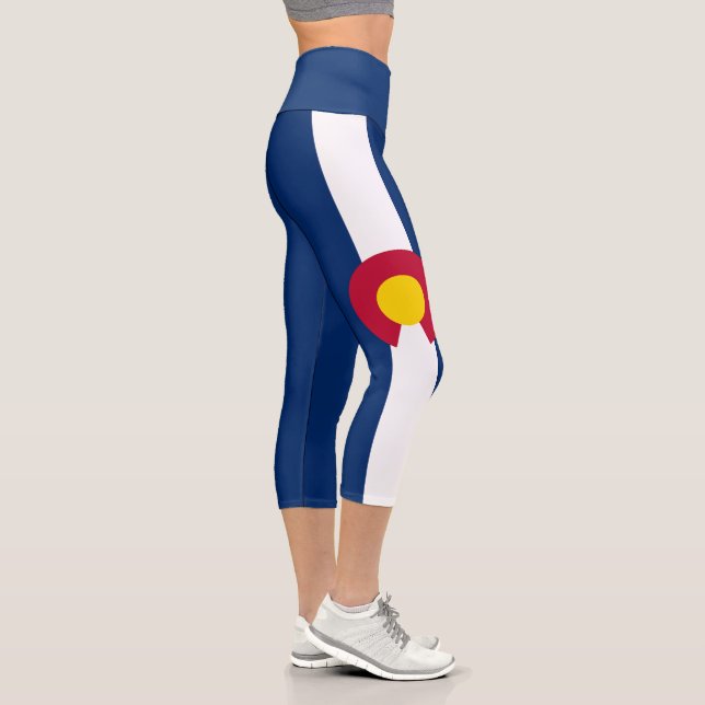 Staatsflagge Colorado Capri Leggings (Rechts)