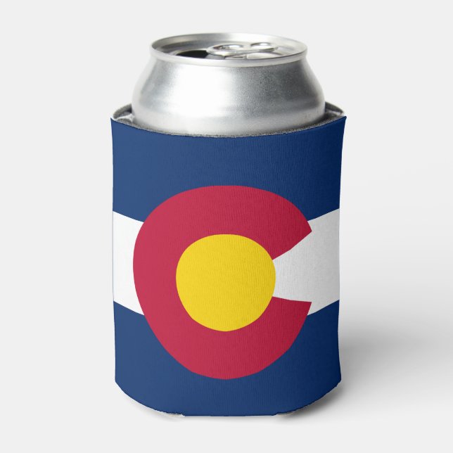Staatsflagge Colorado Dosenkühler (Kanne Vorderseite)