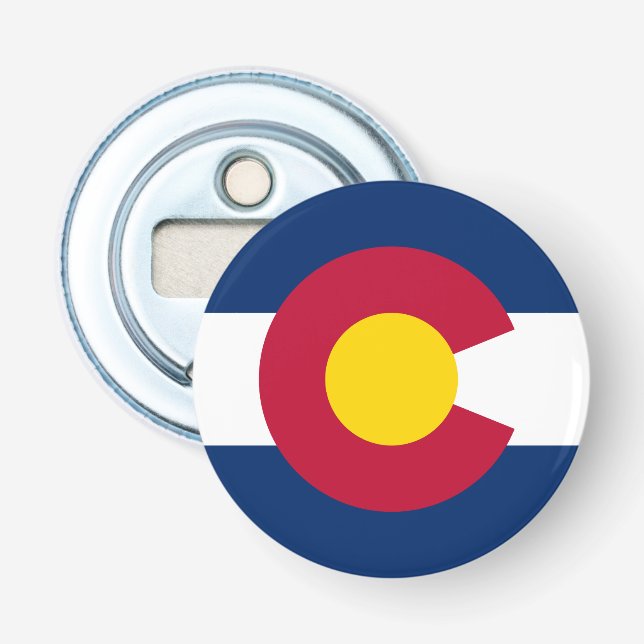 Staatsflagge Colorado Flaschenöffner (Vorderseite)