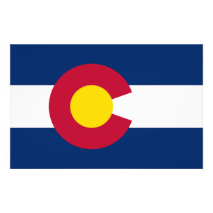 Staatsflagge Colorado Fotodruck
