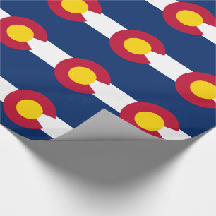 Staatsflagge Colorado Geschenkpapier