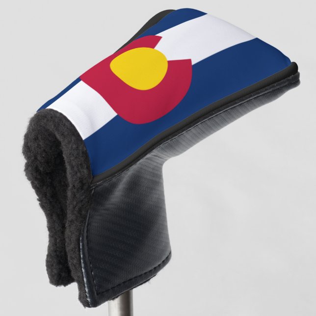 Staatsflagge Colorado Golf Headcover (3/4 Vorderseite)