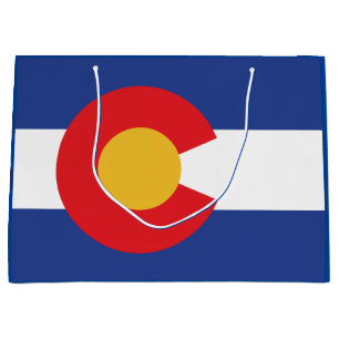 Staatsflagge Colorado Große Geschenktüte