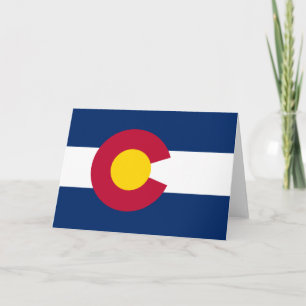 Staatsflagge Colorado Karte