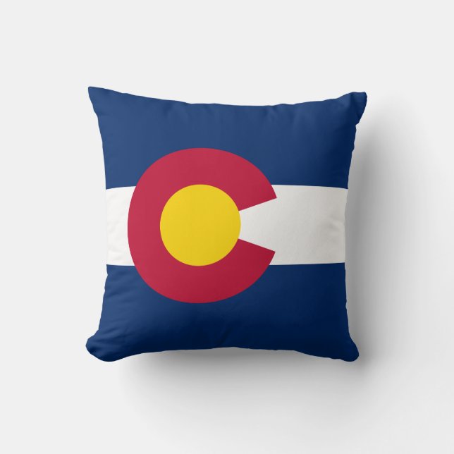 Staatsflagge Colorado Kissen (Vorderseite)
